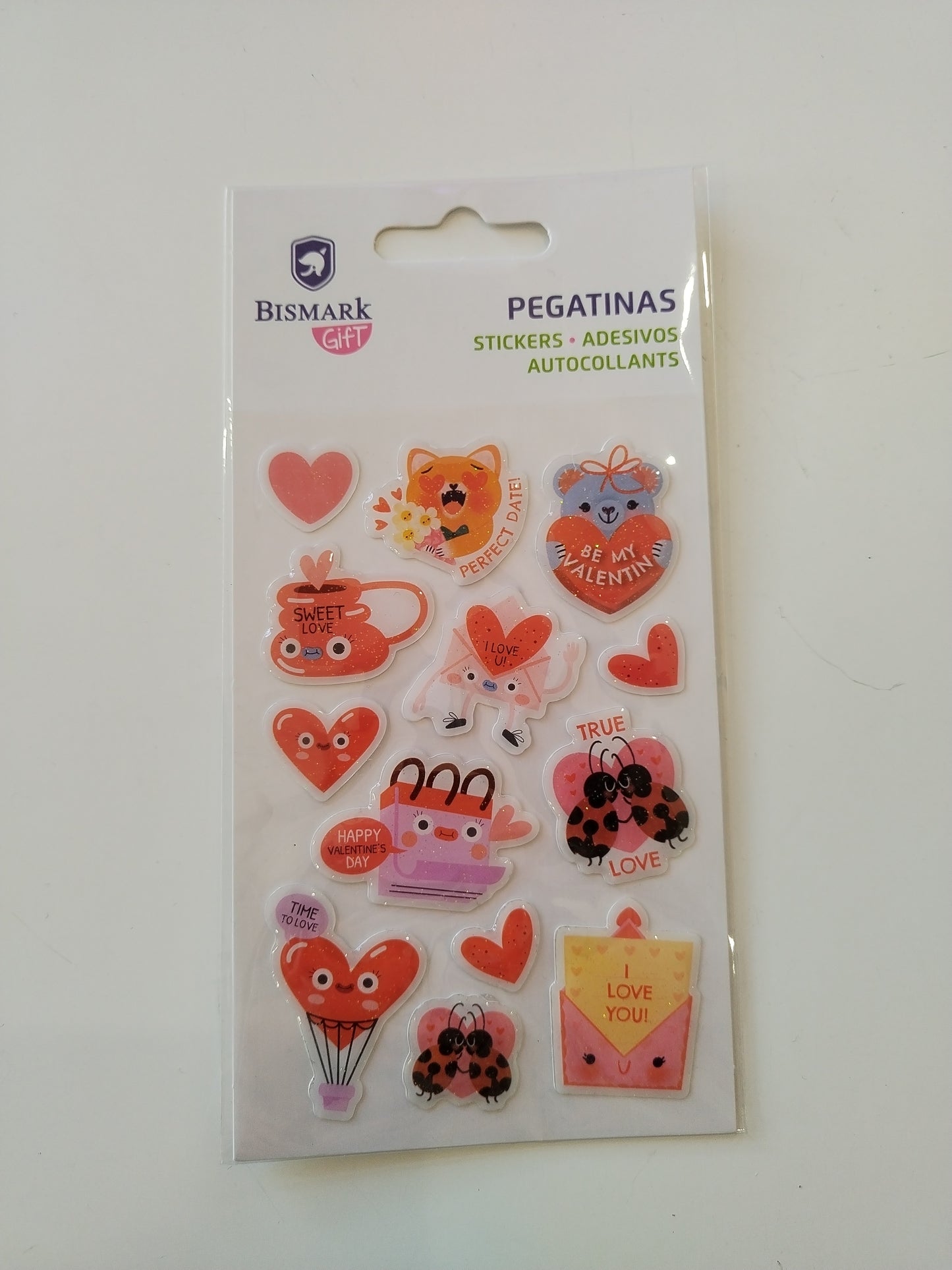 Sobre pegatinas San Valentín