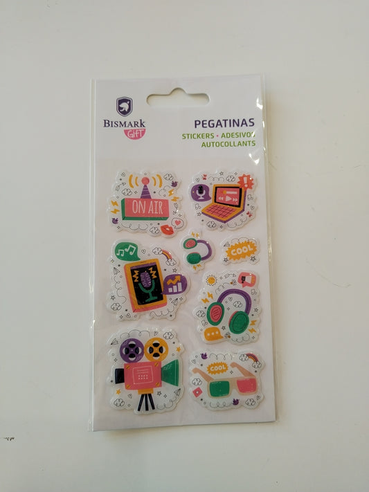 Sobre pegatinas Multimedia