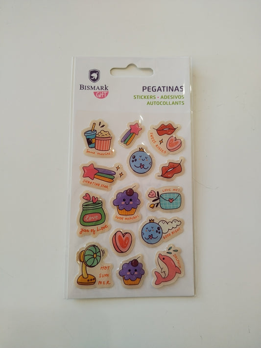 Sobre pegatinas Verano
